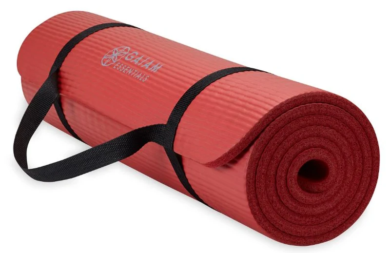 GAIAM Thick Exercise Mat, Cushioned Non-Slip Yoga & Pilates