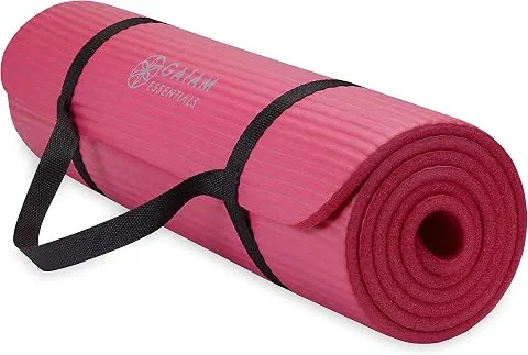 GAIAM Thick Exercise Mat, Cushioned Non-Slip Yoga & Pilates