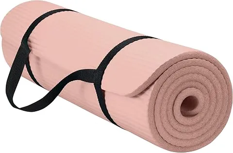 GAIAM Thick Exercise Mat, Cushioned Non-Slip Yoga & Pilates