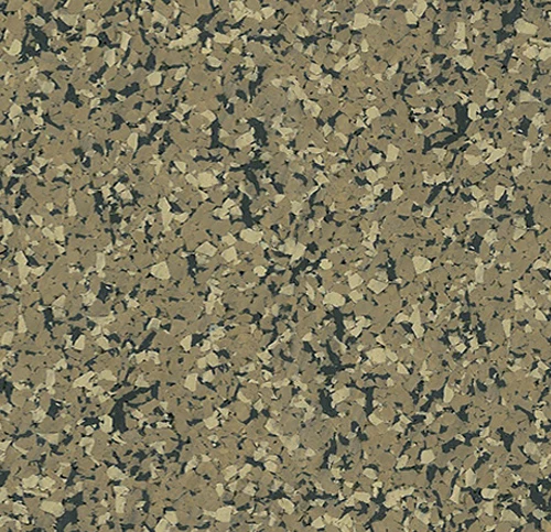 Galaxy Plus Rubber Gym Flooring Rolls - 48-Inch Wide, Recycled Rubber, Slip-Resistant, USA Made