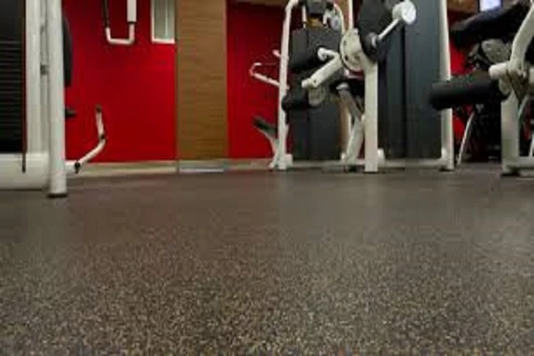 Galaxy Plus Rubber Gym Flooring Rolls - 48-Inch Wide, Recycled Rubber, Slip-Resistant, USA Made