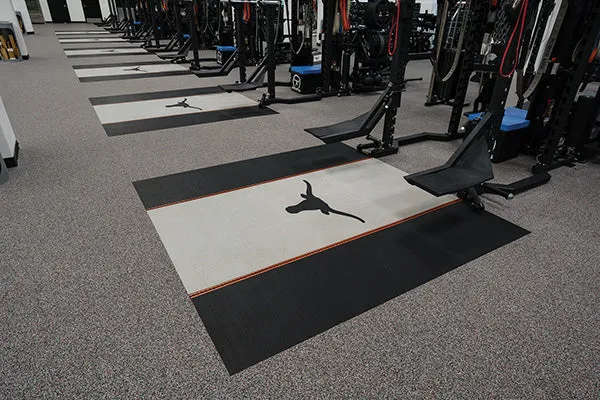 Galaxy Plus Rubber Gym Flooring Rolls - 48-Inch Wide, Recycled Rubber, Slip-Resistant, USA Made