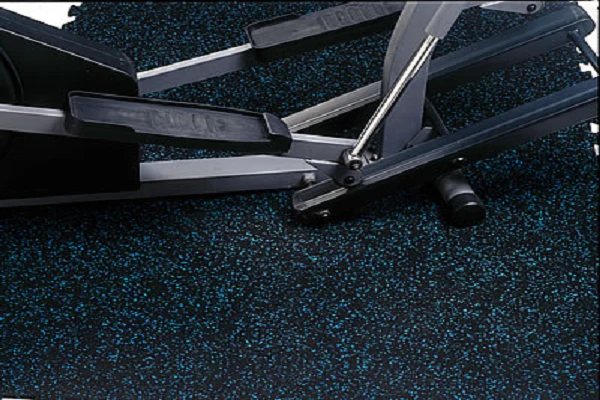 Galaxy Rubber Gym Flooring Rolls - 48-Inch Wide, Recycled Rubber, Slip-Resistant, USA Made