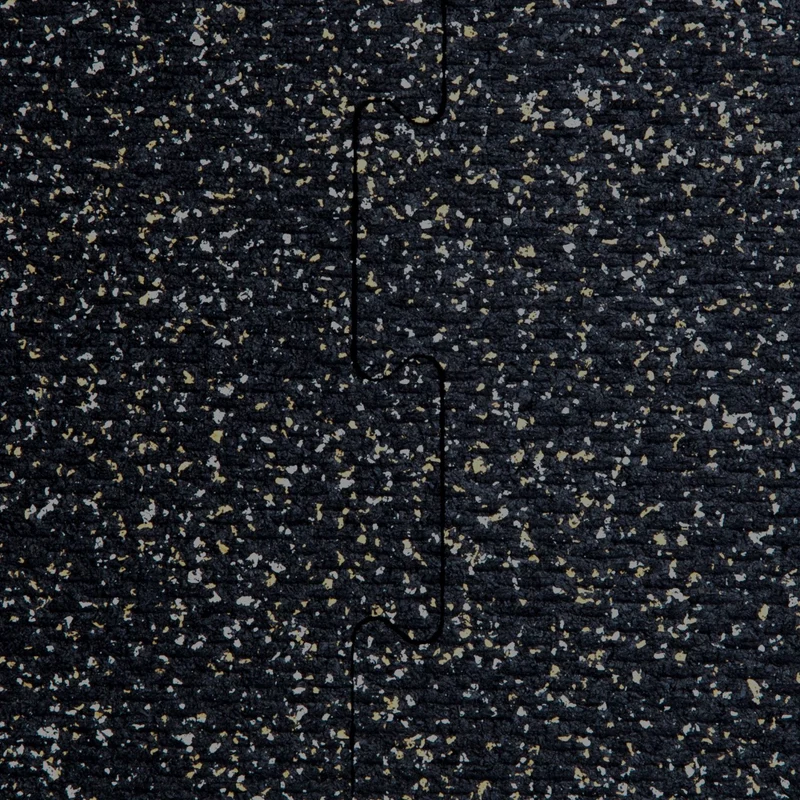 Interlocking Gym Tiles – High-Impact Rubber Flooring, 45" x 45" x 1/2", USA Made