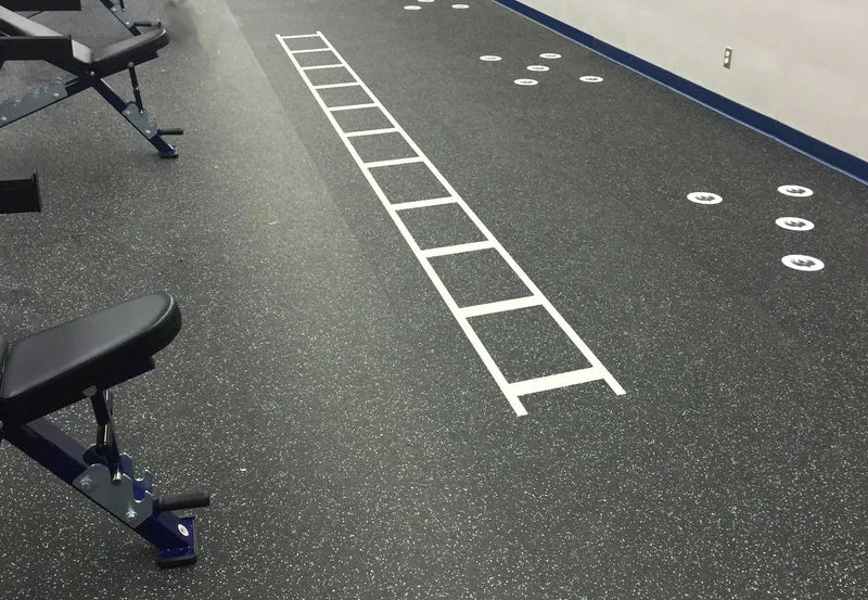 Agility Ladder Decal For Agility Training, DIY Installation, Custom Colors Available