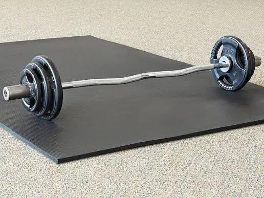 Heavy Duty Rubber Mats, 47" x 71", 1/2" or 3/4" Thick, USA-Made Recycled Content