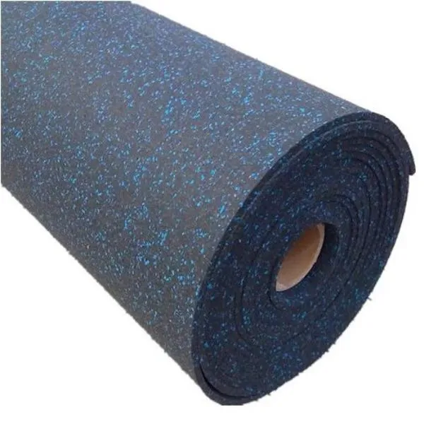 RUBBER GYM FLOORING ROLLS 4' x 15' x 1/4" with UPS Ground Shipping Included