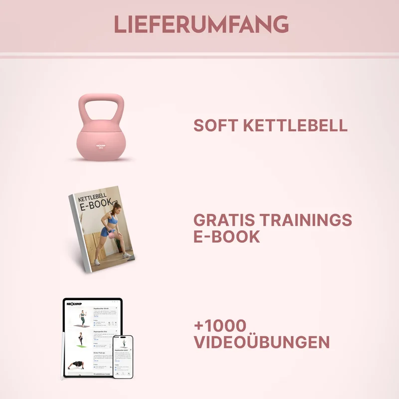 Soft Kettlebell - 2 kg bis 12 kg Trainingsgewichte