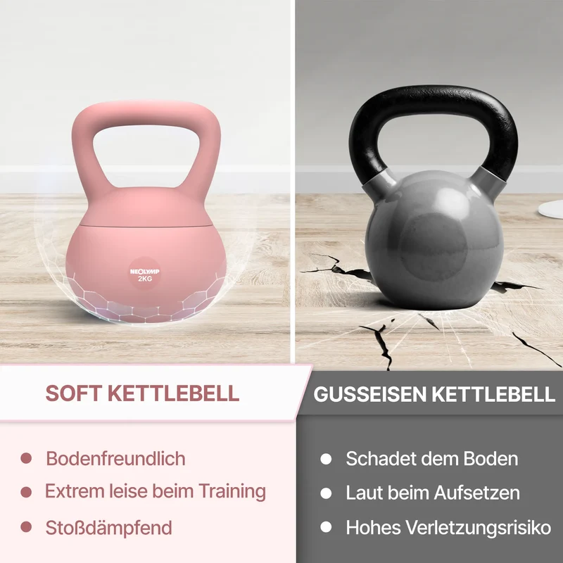 Soft Kettlebell - 2 kg bis 12 kg Trainingsgewichte