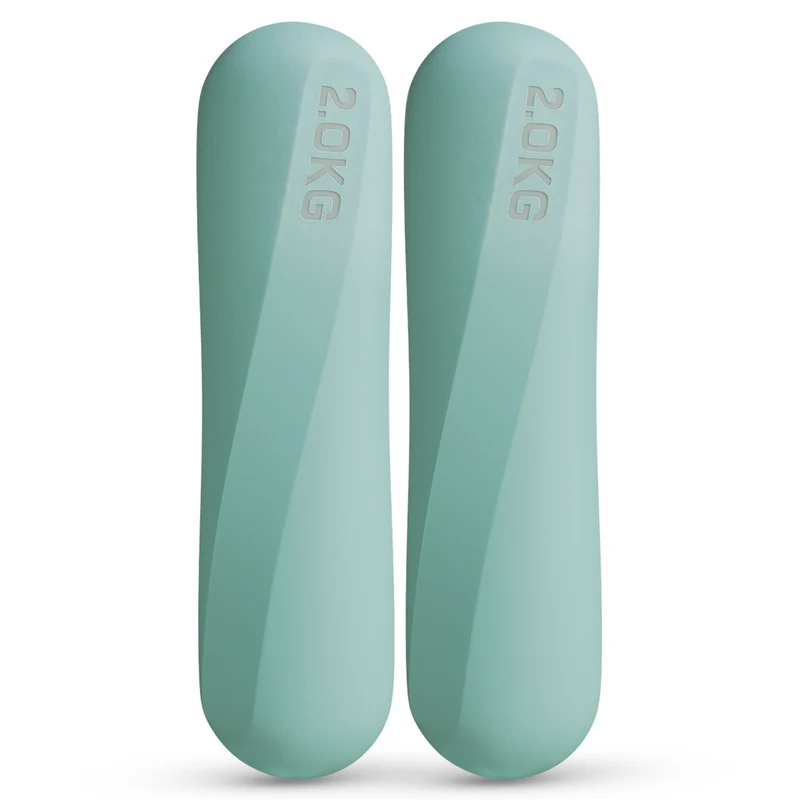 Pilateshanteln 2er Set aus hochwertigem Silikon, 1-2 kg