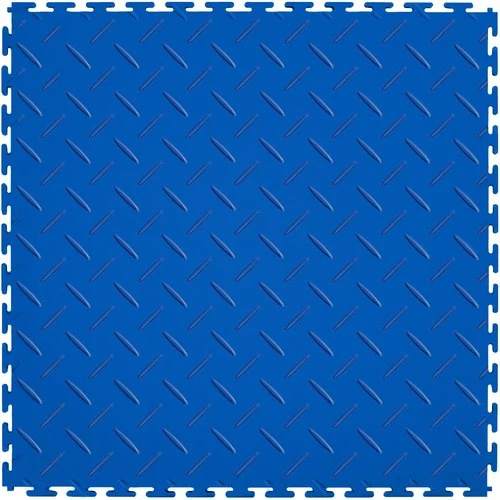 PVC Garage Floor Tiles - Interlocking Diamond Pattern, Durable 20.5-Inch Tiles