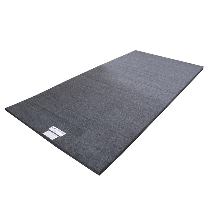 Dollamur FitSoft Roll Out Gymnastics Mat, 5' x 10' Portable Carpeted Home Practice