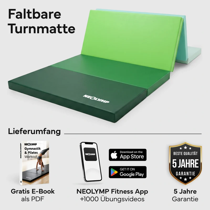 Turnmatte - faltbar mit Tragefunktion
