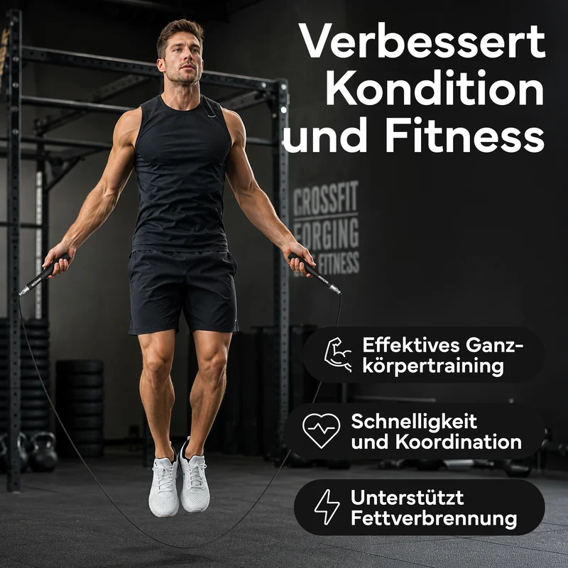 Springseil - Speed Jump Rope aus Aluminium