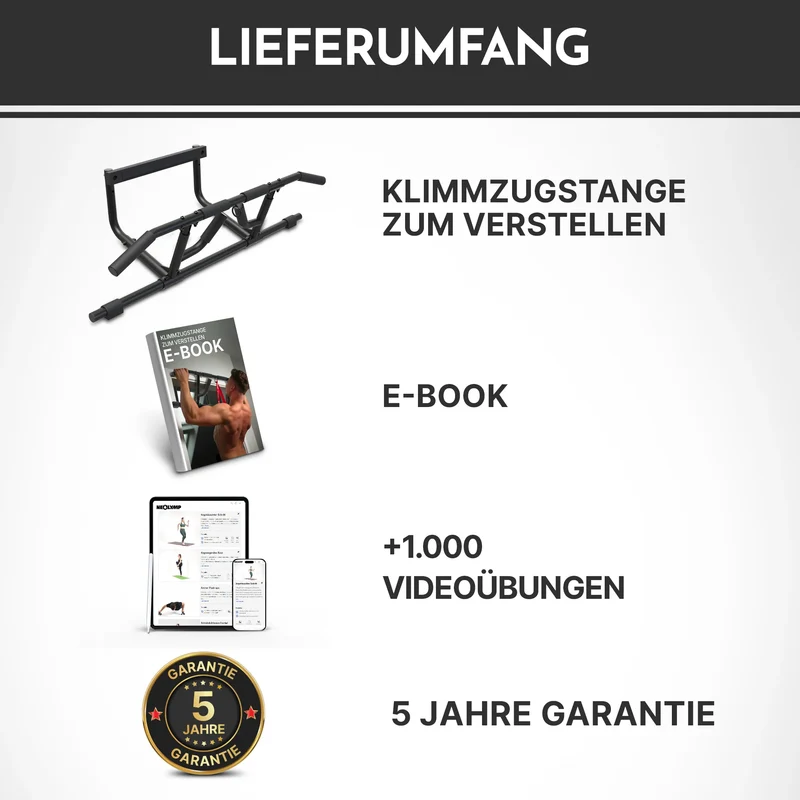 Premium Klimmzugstange 6-in-1 (B-Ware)