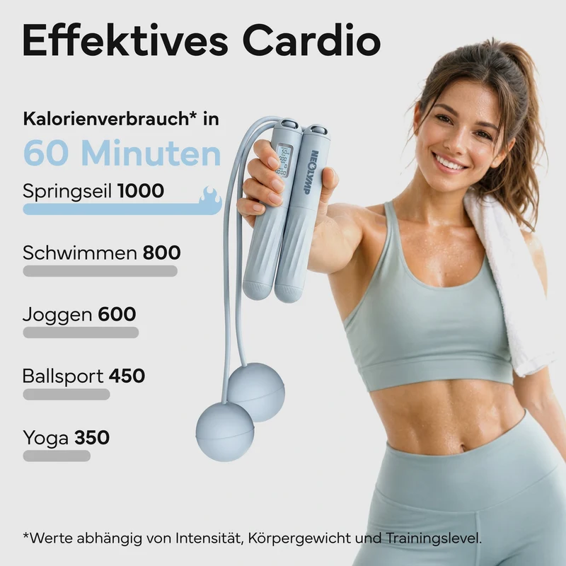 Smart Springseil Set - mit Zähler
