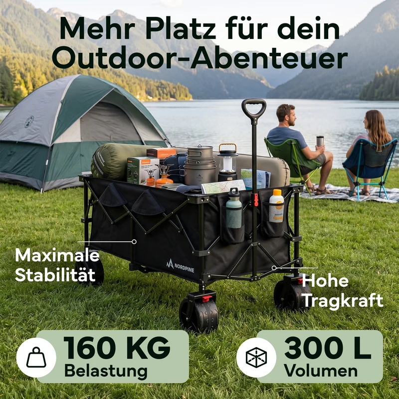 Bollerwagen faltbar - 200L / 300L