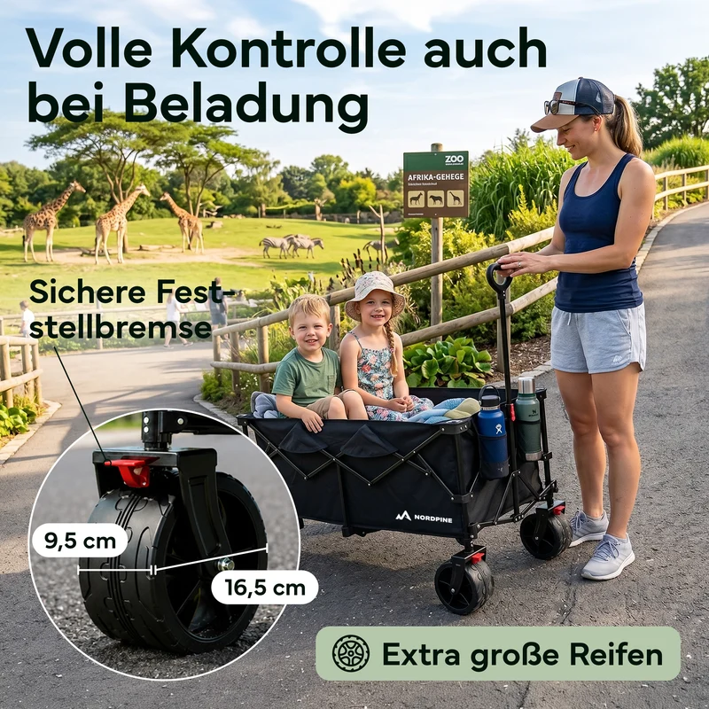 Bollerwagen faltbar - 200L / 300L