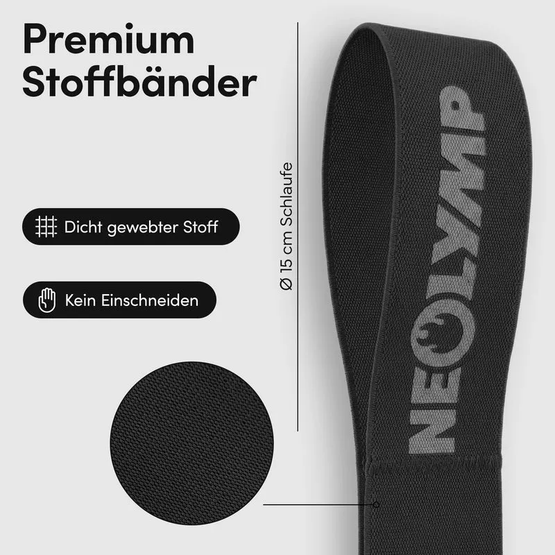 Resistance-Band aus Stoff – Stufe 4 (blau) (B‑Ware)