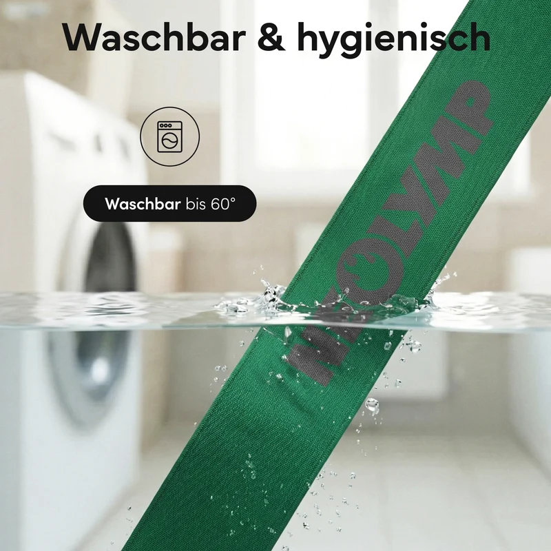 Resistance-Band aus Stoff – Stufe 4 (blau) (B‑Ware)