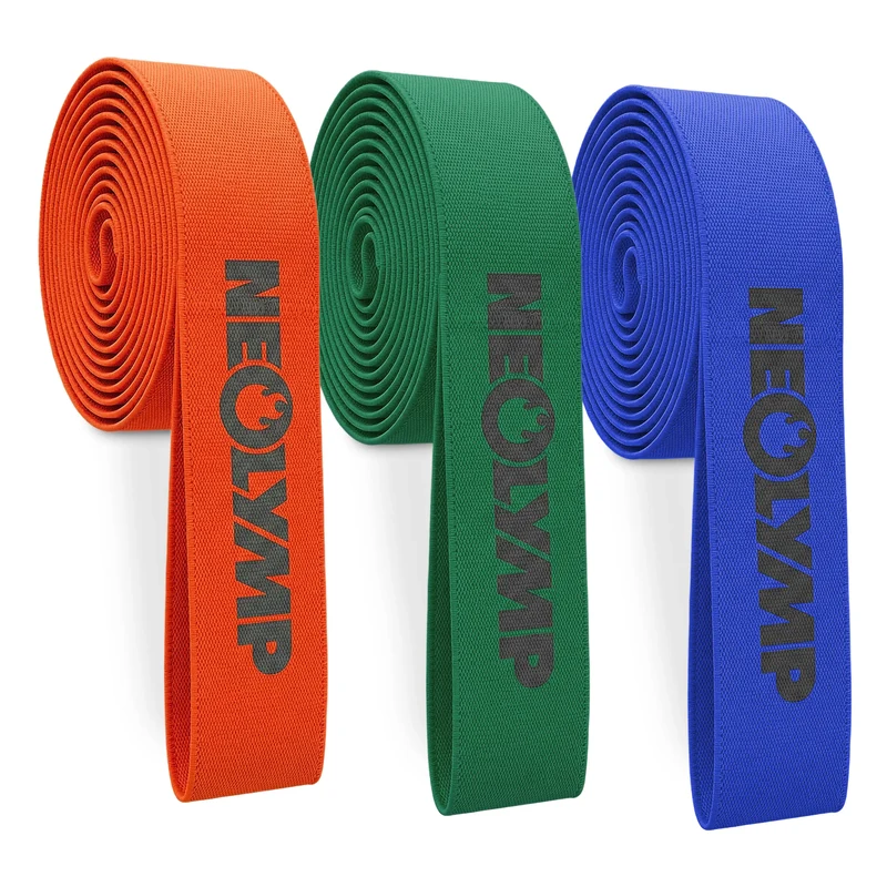 Resistance Bands aus Stoff - extra lang, 5 Stärken