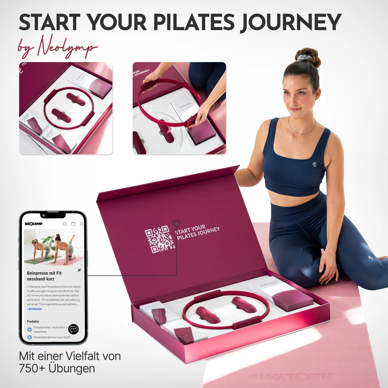 Pilates Komplett-Set Premium - mit Geschenkbox