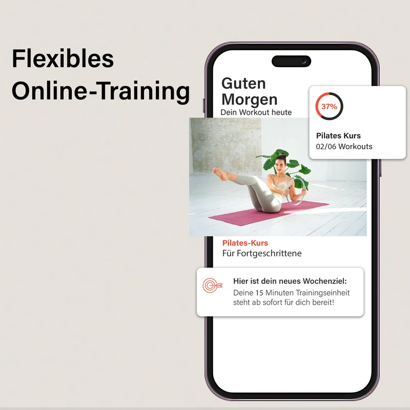 Pilates-Kurs Bundle Anfänger & Fortgeschrittene - 12 Sessions Online-Kurs