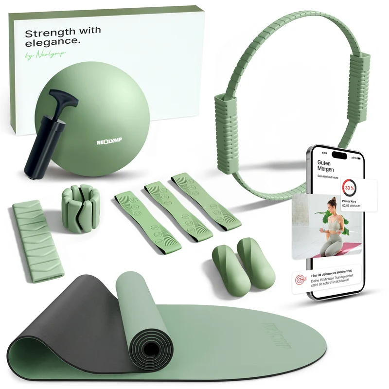 Pilates Komplett-Set Premium - mit Geschenkbox