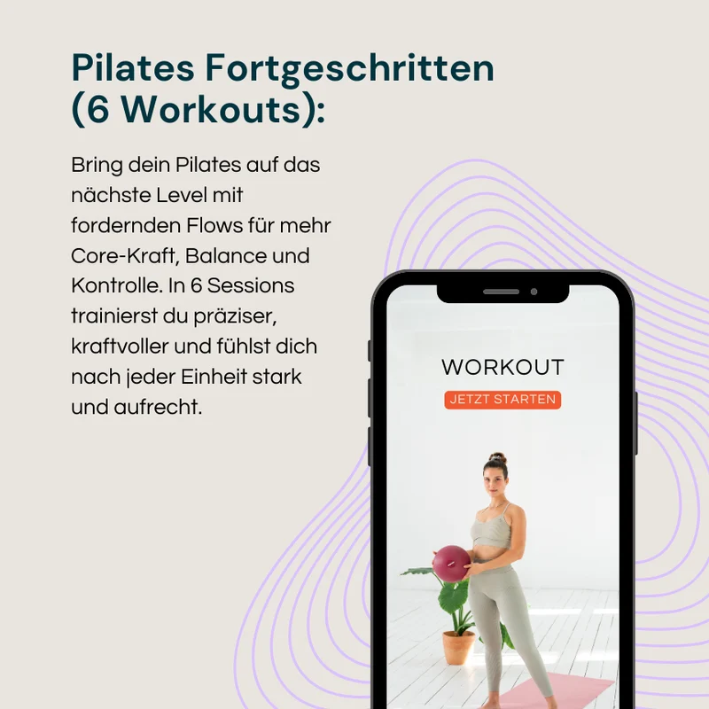 Pilates-Kurs Bundle Anfänger & Fortgeschrittene - 12 Sessions Online-Kurs
