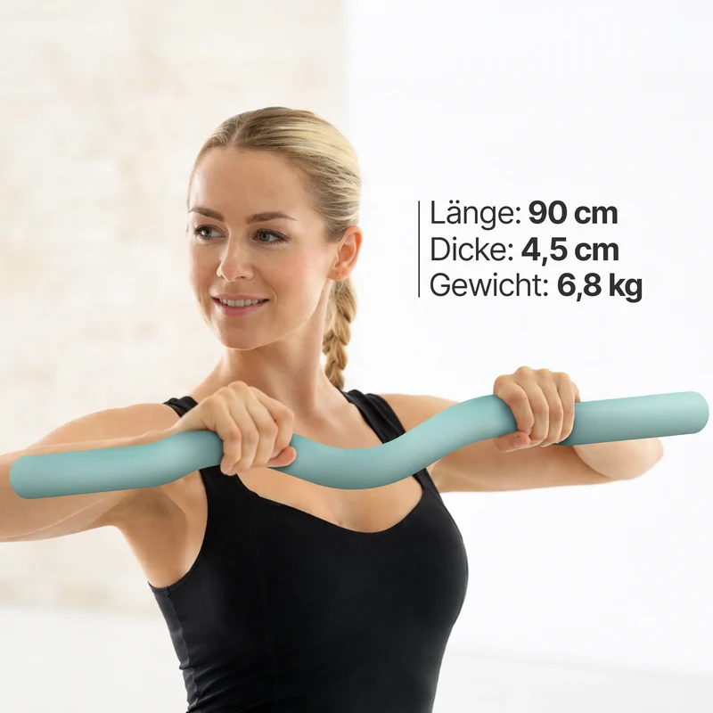 Pilates SZ Hantelstange - ergonomische Silikon Curlbar