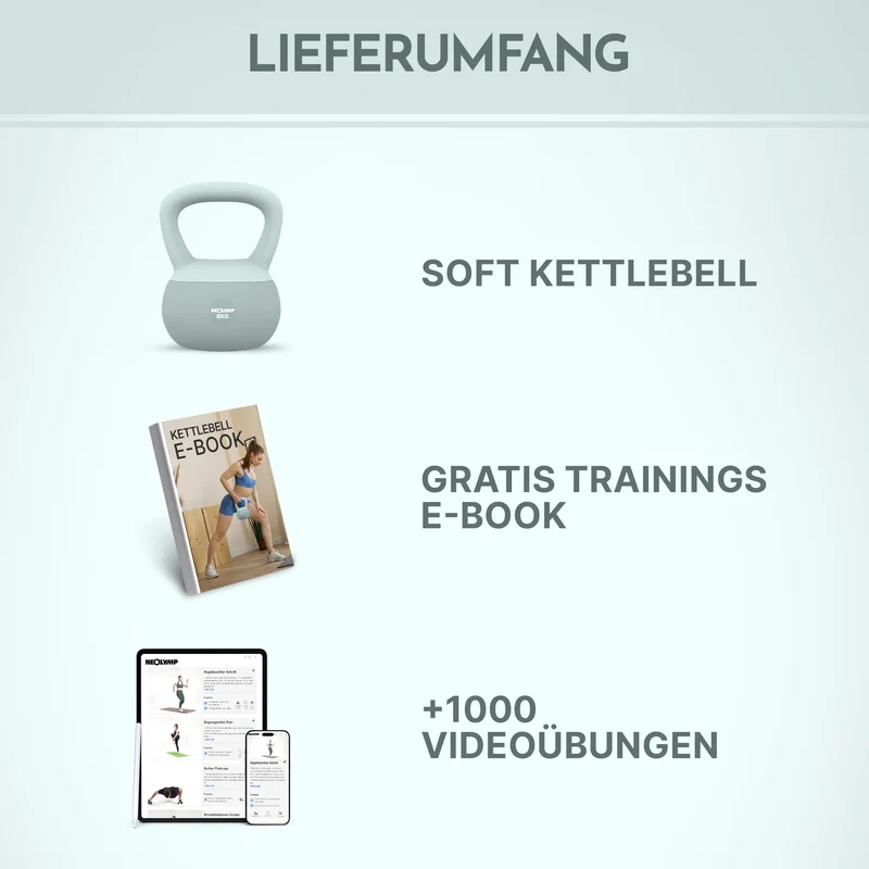 Soft Kettlebell - 2 kg bis 12 kg Trainingsgewichte