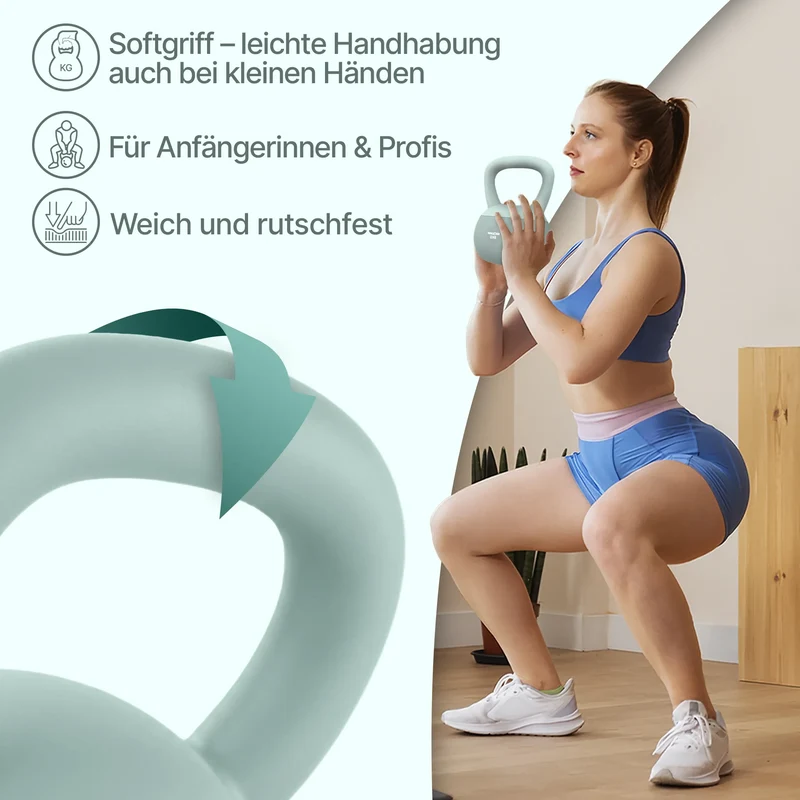 Soft Kettlebell - 2 kg bis 12 kg Trainingsgewichte