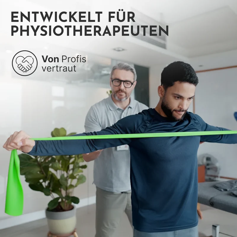 Elastisches Widerstandsband auf Rolle TPE verschiedene Längen – Extra leicht (Gelb) / 23 Meter (B‑Ware)