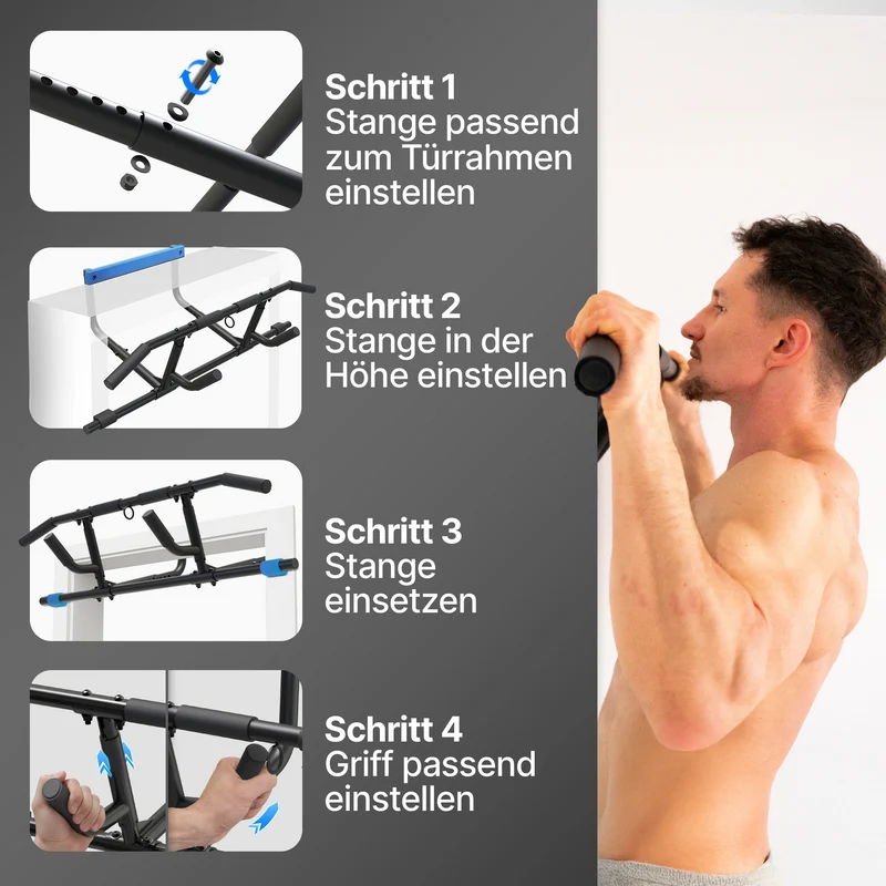 Klimmzugstangen-Bundle - Alle Übungen, volle Bewegungsfreiheit