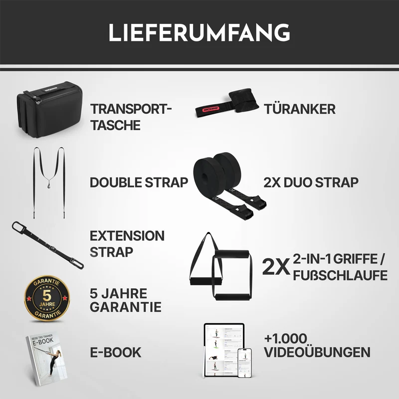 Schlingentrainer Komplett-Set - sling trainer