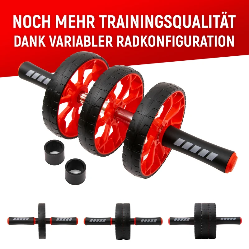 Bauchroller mit Knieauflage und 3 Trainingsstufen | B-Ware