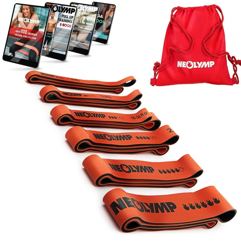 Heavy Resistance Bands, Widerstandsbänder aus Latex | B-Ware