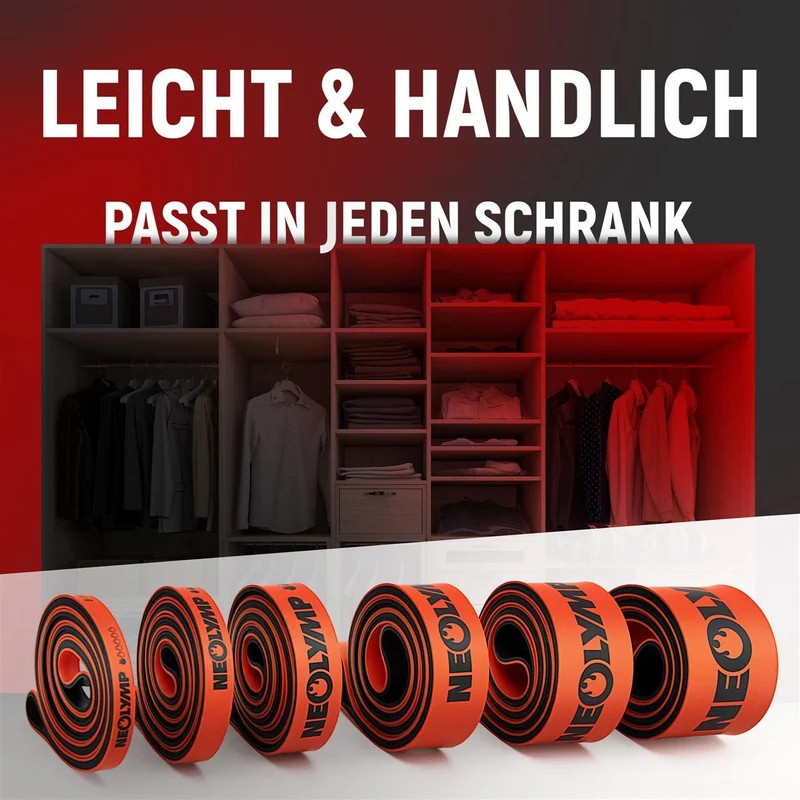 Heavy Resistance Bands, Widerstandsbänder aus Latex | B-Ware