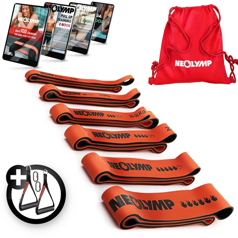 Heavy Resistance Bands, Widerstandsbänder aus Latex | B-Ware