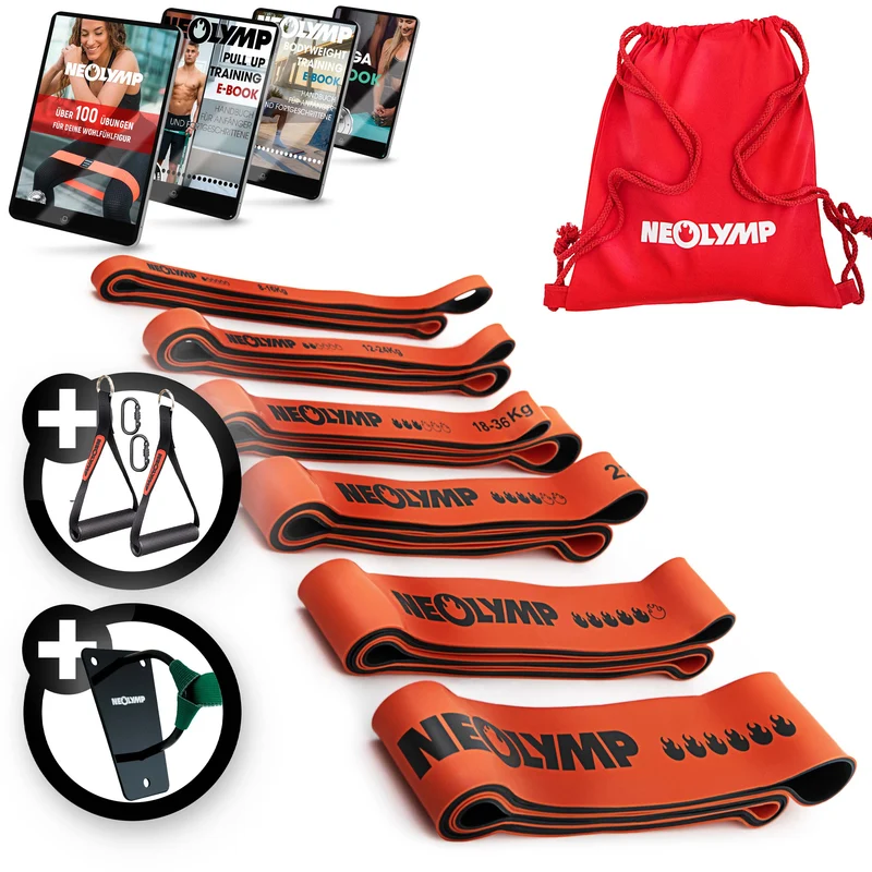 Heavy Resistance Bands, Widerstandsbänder aus Latex | B-Ware