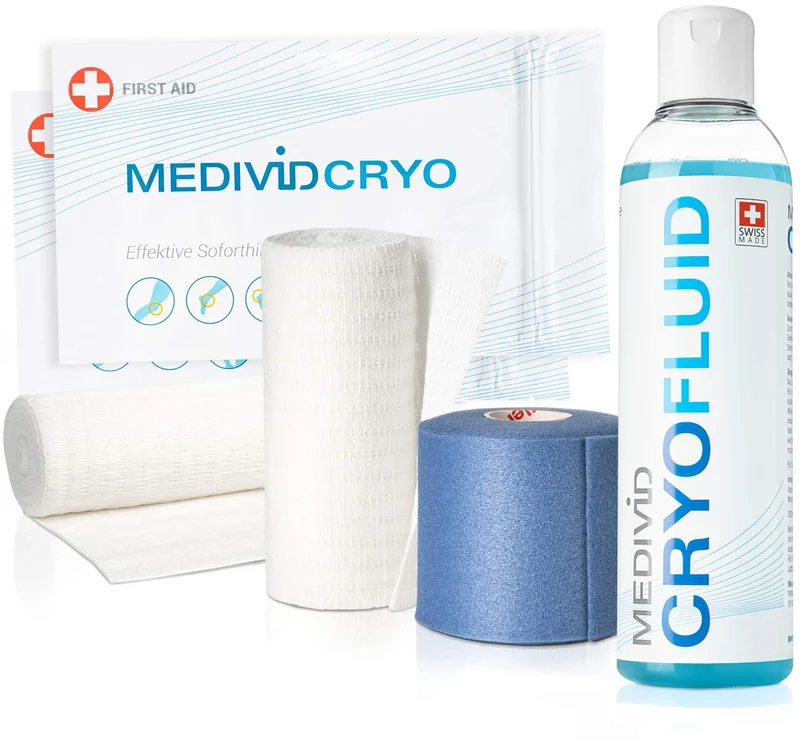 Kühlbandage-Set MEDIVID CRYO Sport Bundle für Sportverletzungen