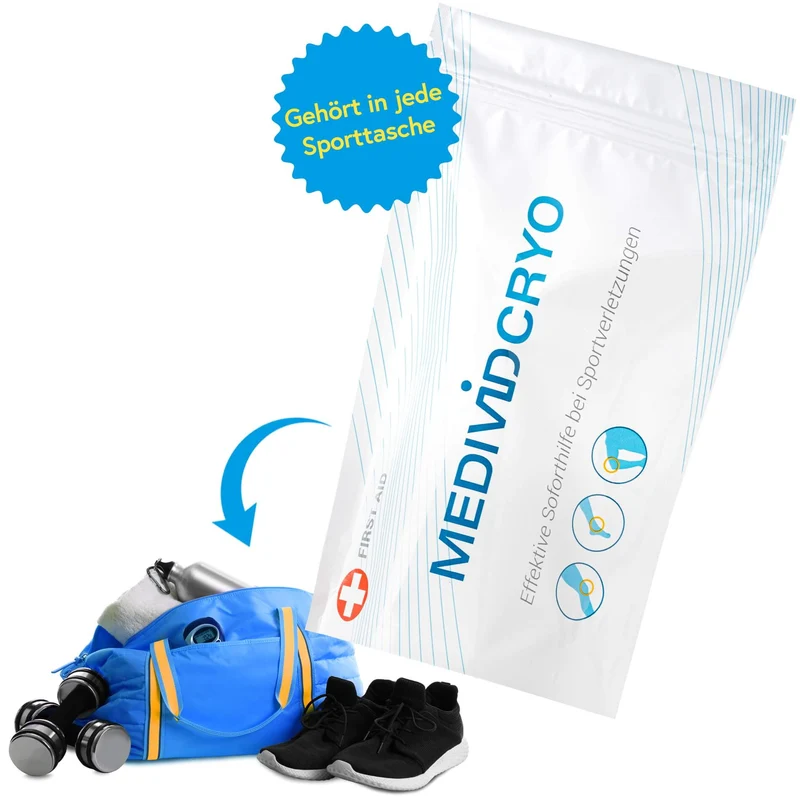 Kühlbandage-Set MEDIVID CRYO Sport Bundle für Sportverletzungen