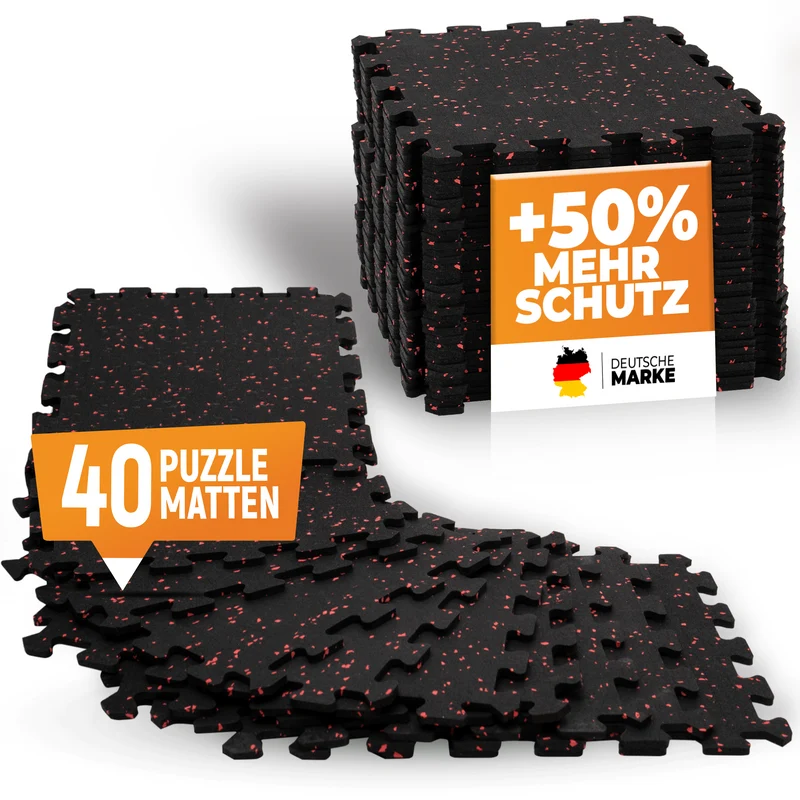 40 Kautschuk Bodenschutzmatten (B‑Ware)
