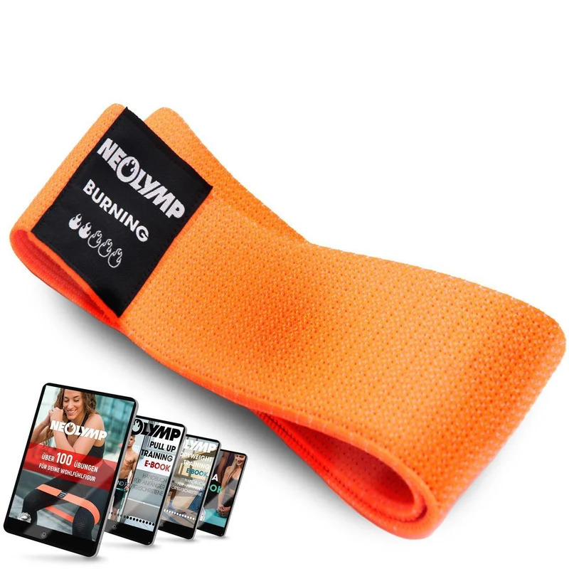 Fitnessbänder kurz aus Stoff – Fitnessband leicht (B‑Ware)