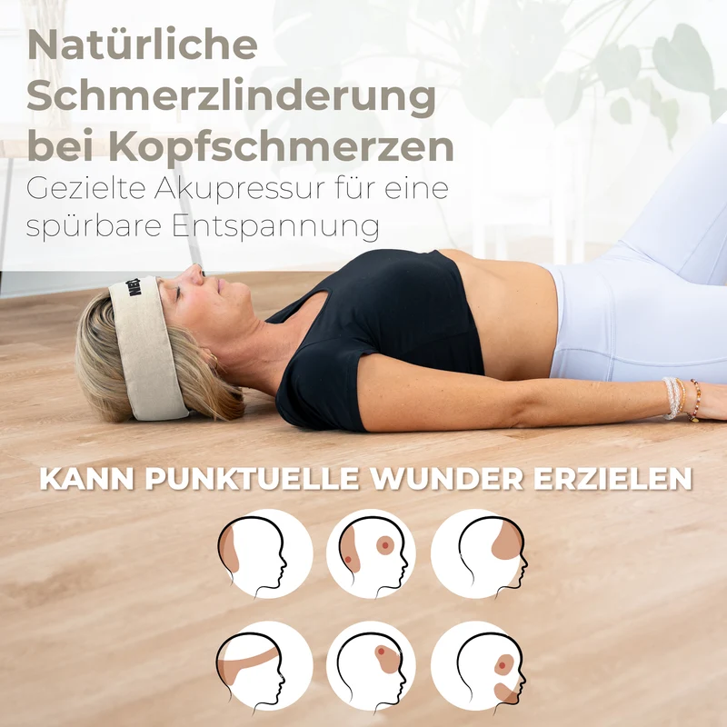 Akupressur Stirnband