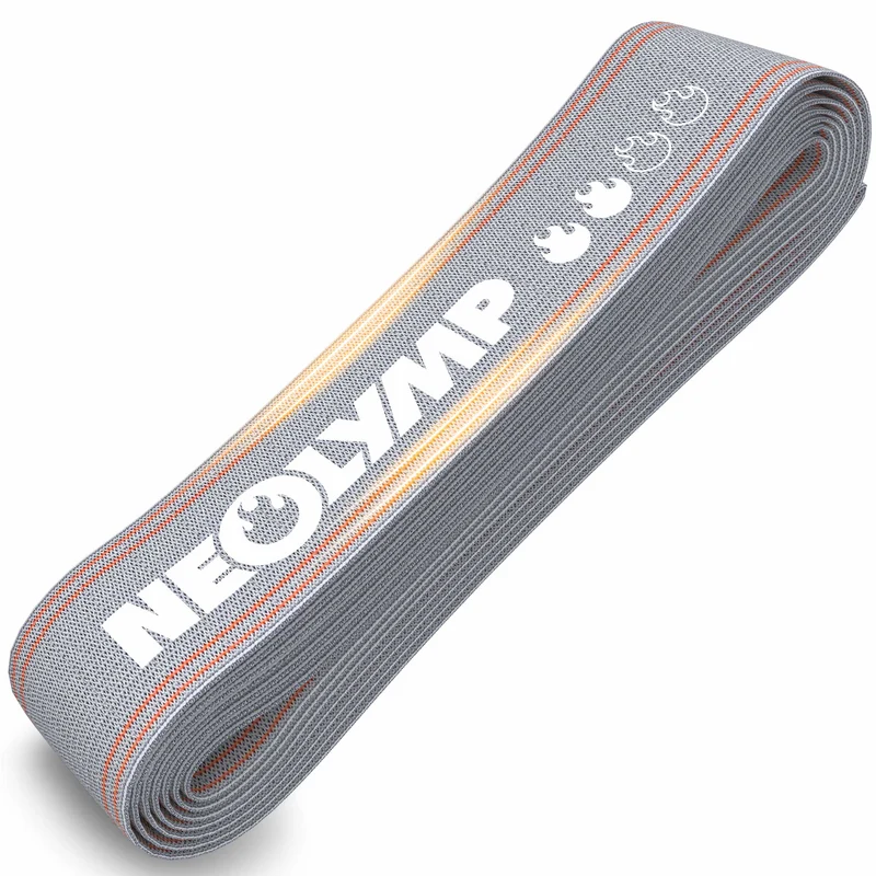 Powerband aus Stoff mit Verstellschnalle – Powerband in grau (leicht) (B‑Ware)