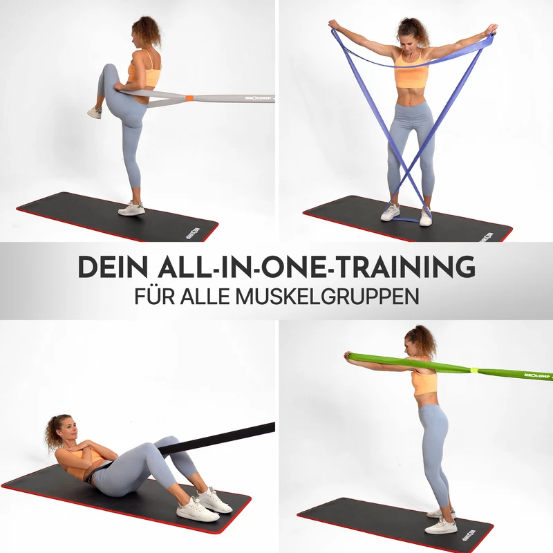 Powerband aus Stoff mit Verstellschnalle – Powerband in grau (leicht) (B‑Ware)