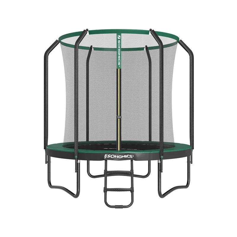 Rundes Gartentrampolin mit Sicherheitsnetz