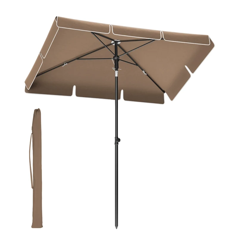 Knickbarer Sonnenschirm für Balkon