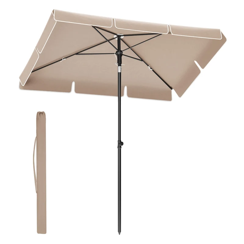 Knickbarer Sonnenschirm für Balkon